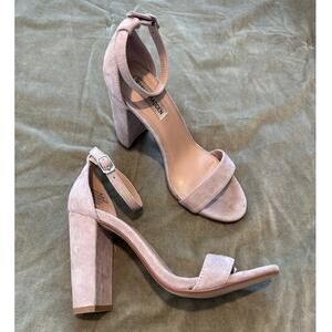 Steve Madden Carrson Tan block-heel Sandal 8